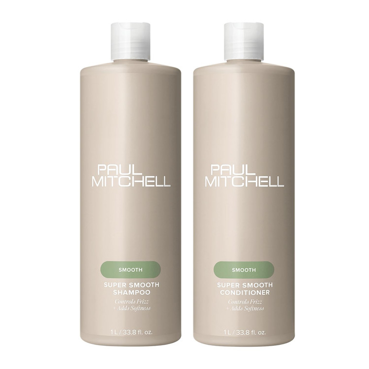 Paul Mitchell Smooth + Soften Super Skinny Liter Duo Set