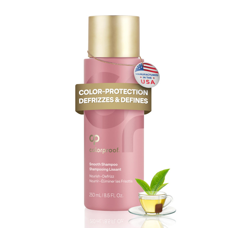 Colorproof Smooth Shampoo, 8.5Oz - For Frizzy Color-Treated Hair, Smooths, Softens & Controls Frizz, Sulfate-Free, Vegan