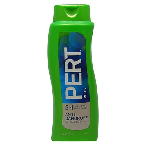 Pert Plus 2 in 1 Shampoo + Conditioner Dandruff Control 25.40 oz (Pack of 4)