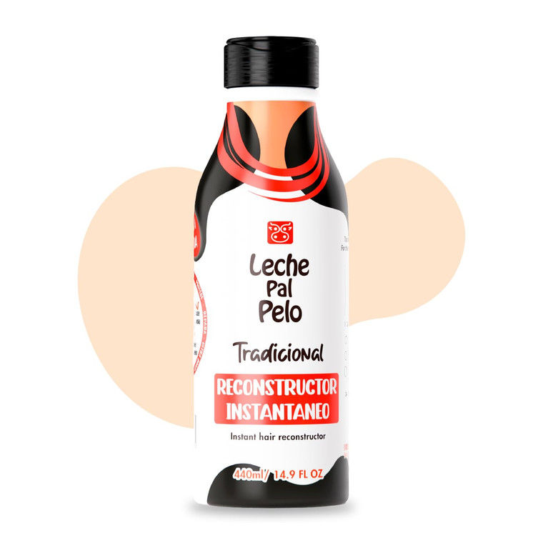 Leche Pal Pelo - Instant Hair Reconstructor Treatment with Soy, Wheat, Aloe and Avocado. Provides Intensive Hydration-14.9 Ounces. Tratamiento Recons