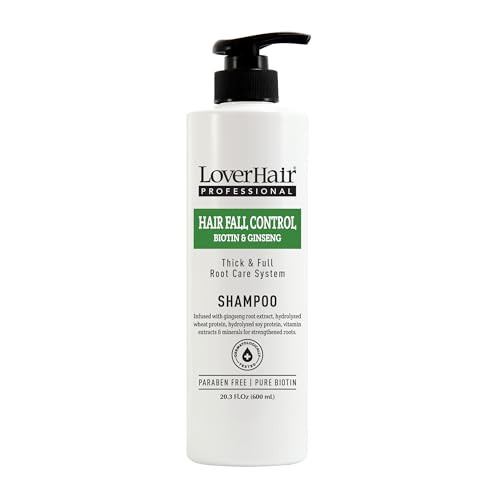 LoverHair Professional Hair Fall Control Shampoo 20.3 fl oz (600ml)
