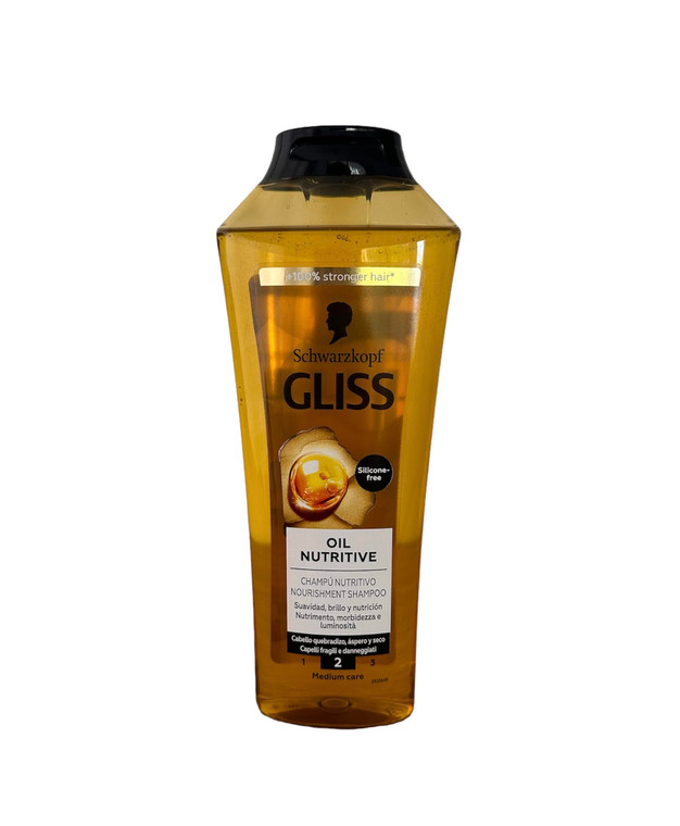 Gliss Oil Nutritive Shampoo, 13.6 Ounce