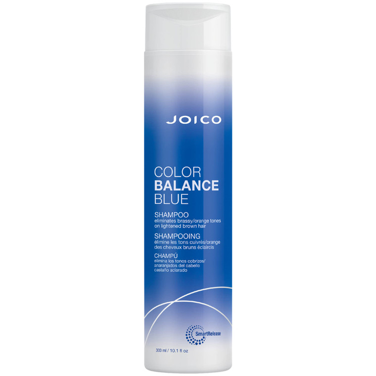 Joico Color Balance Blue Shampoo | For Lightened Brown Hair | Eliminate Brassy Orange Tones | Boost Color Vibrancy & Shine | UV Protection | With Ros