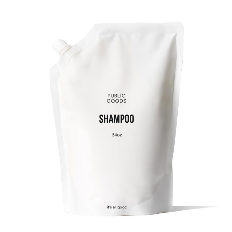 Public Goods Shampoo for Women & Men | Natural Gentle Shampoo to Cleanse & Nourish All Hair Types | Made with Organic Essential Oils | Sulfate & Para