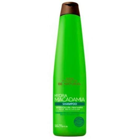 PLACENTA LIFE BE NATURAL Hydra Macadamia Shampoo with Macadamia Extract - Deep Moisturizing Shampoo for Dry and Damaged (350ml / 11.83 Oz)