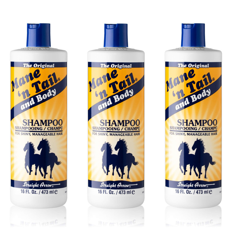 Mane 'n Tail Original Formula For Thicker Fuller Stronger Hair 16 oz (3 pack Shampoo)