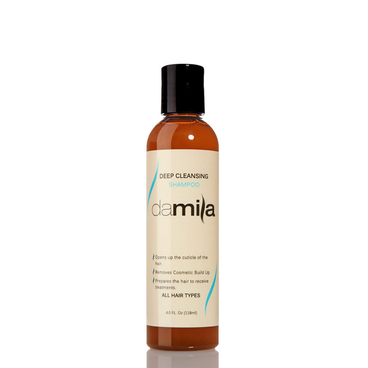 damila Deep Cleansing Shampoo - Clarifying Shampoo For All Hair Types - Degreases, Removes Residue and Product Build Up - Prepares Hair for Keratin H