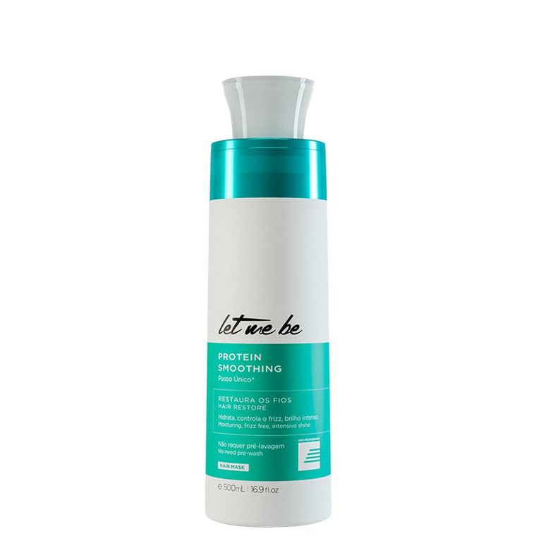 Let Me Be Hair Keratin Treatment: Brazilian Protein Smoothing, Moisturizing, Frizz-Free, & Intensive Shine in a Single Step. Effective 500ml/16.91oz