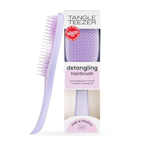 Tangle Teezer Fine Ultimate Detangler Brush, Dry & Wet Hair Brush to Detangle & Reduce Breakage for Fine Hair Types, Hypnotic Heather