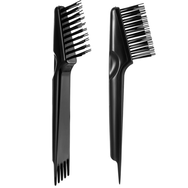 Yaomiao 2 Pcs Hair Brush Cleaner Tool 2 in 1 for Pick Cleaning & Detangling Combs Nylon Brushes, Mini Brush Cleaning Tool for Women and Men, Beauty a