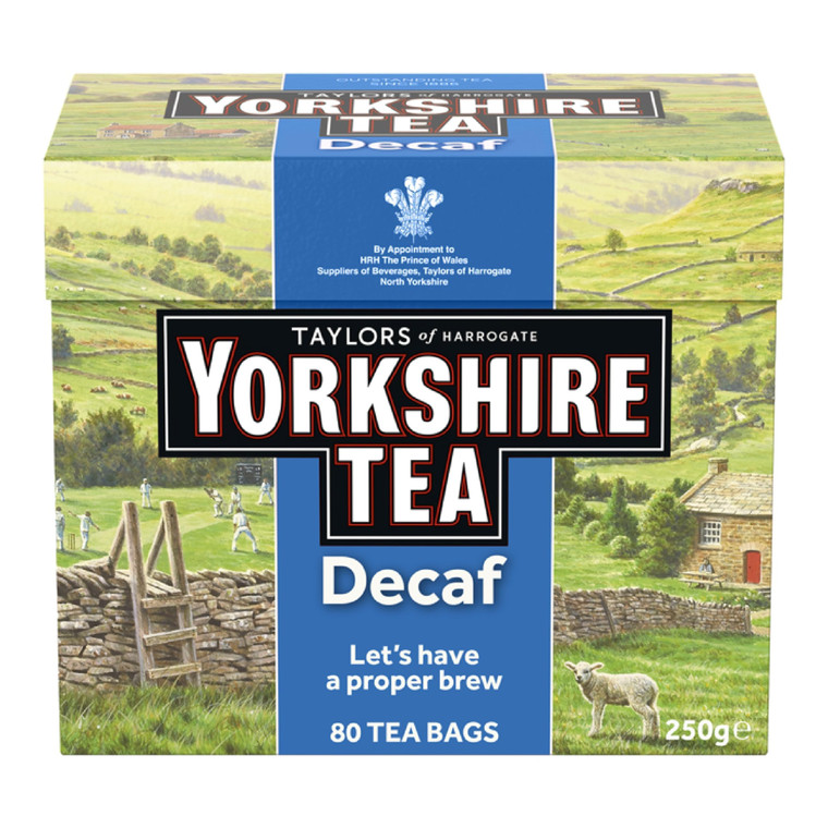 Yorkshire Decaffeinated Tea, 80 Teabags