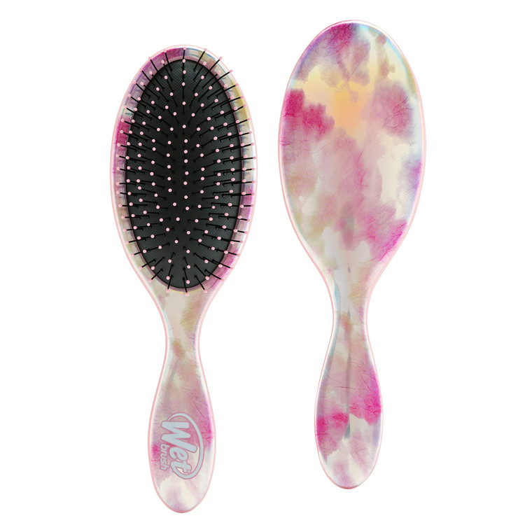 Wet Brush Original Detangler Hair Brush, Tie Dye Blush - Ultra-Soft IntelliFlex Bristles - Detangling Brush Glide Through Tangles With Ease For All H