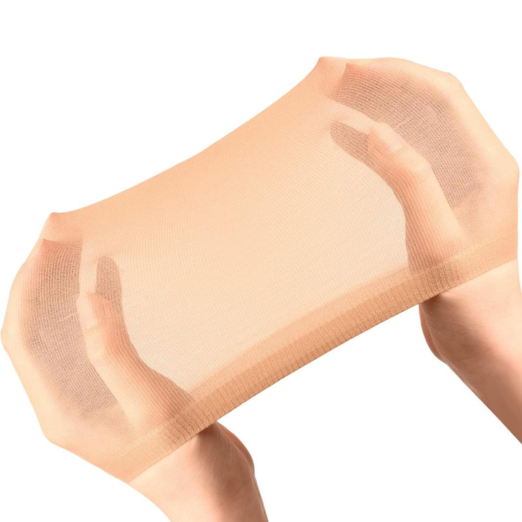 Smilco 20 Pcs Light Brown Wig Caps for Women, Ultra-Thin Stretchy Nylon Lace Front Stocking Caps (Ballet/Cosplay/Daily Use)