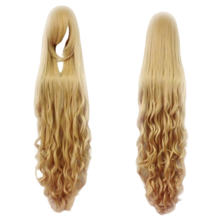 Fashion Women's Cosplay Hair Wig 150cm Long Curly Hair Heat Resistant Costume Party Full Wigs