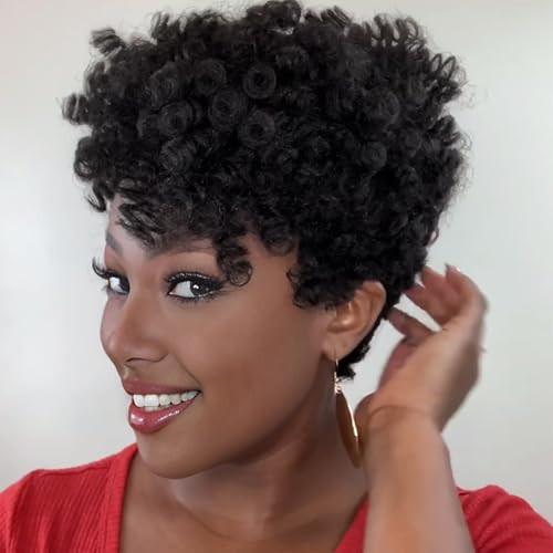 MIMAN 3 Packs 10 Inch Short Curly Crochet Hair Braiding 8MM Spiral Curls Crochet Braids Synthetic Hair Extension for Women DIY Mohawk Afro Braided Ha