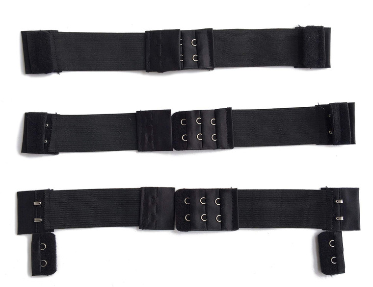 Young Hair Wig Accessories Adjustable Elastic Band for Wigs Making Wig DIY (Black Color, 3 Sets)