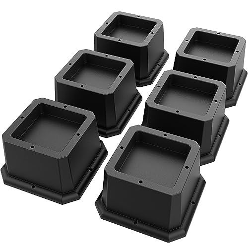 MCXYEM Bed Riser/Furniture Lift Bed/Bed risers/Furniture Lifter/Table risers/Frame Risers Create Under Bed Storage Heavy Duty for Furniture Height Ad