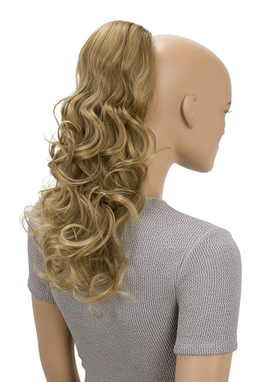 CAISHA 18" Hairpiece Ponytail Extensions Voluminous Wavy Light Brown Mix PH27