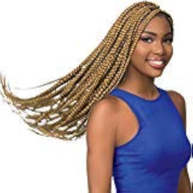 SENSATIONNEL AFRICAN COLLECTION KANEKALON AQUATEX PRE-LAYERED SYNTHETIC BRAID 48" / WATER-REPELLENT - 3XRUWA (2PACKS, 1B)