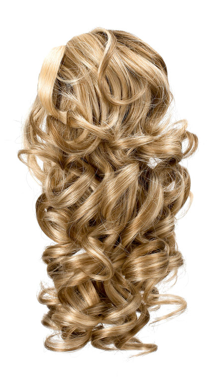 Onedor 12" Synthetic Fiber Natural Textured Curly Ponytail Clip In/On Hair Extension Hairpiece (H16/613)