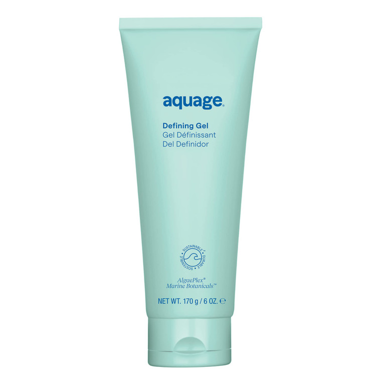 AQUAGE Defining Gel, For Curly, Wavy or Permed Hair, Repairs Hair Strands For Well-Defined Curls Without The Frizz, 6 fl. oz