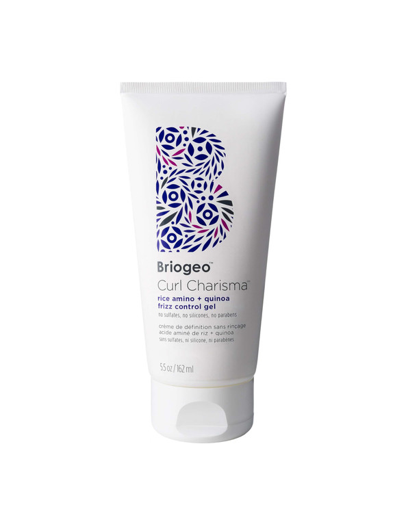 Briogeo Curl Charisma Rice Amino + Quinoa Frizz Control Gel, Curl Defining Styler for Wavy, Curly and Coily Hair Textures,Medium Hold, Frizz Control,