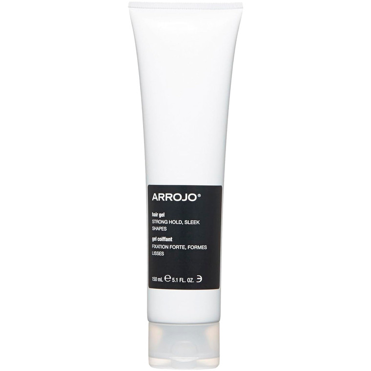 Arrojo Hair Gel for Short Hair, 5.1oz  No-Flake Styling Gel with Vitamin B5  Strong Hold, Pliable Finish, Non-Sticky for Sleek & Modern Hairstyles
