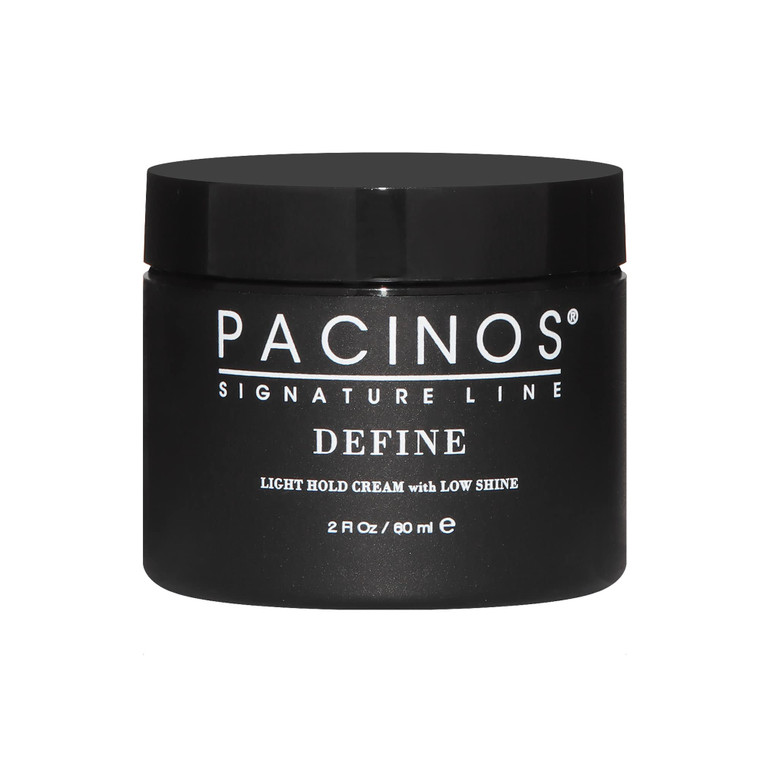 Pacinos Define Signature Light Hold Hair Cream - Firm Hold Water Soluble Styling Cream 2 oz