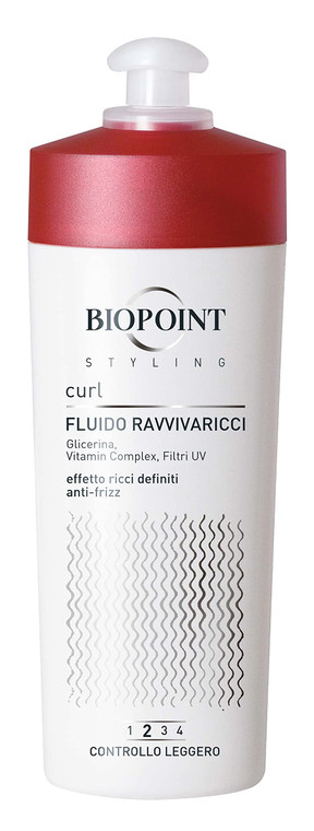 BIOPOINT Styling Curl Fluido ravvivaricci Anti Fizz, Light seal check n° 2, 6.7 Fl Oz, Made in Italy [italian import]