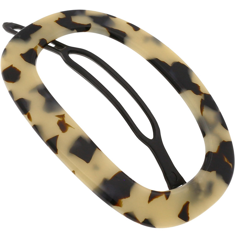 Camila Paris CP2802 French Hair Barrette Clip for Women, Handmade, Flow, Slide-in Metal-Free Closure, Strong Hold Grip Hair Clips for Girls, No Slip