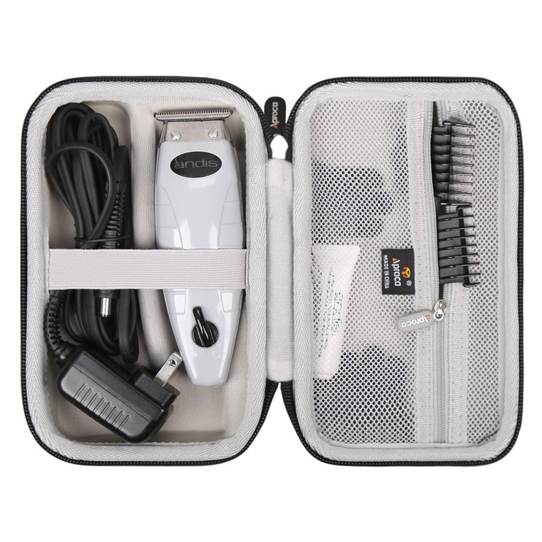 Aproca Storage Case Compatible with Andis 74150 GTX-EXO / 74055/74000 Professional Cord/Cordless Lithium-ion Electric Beard & Hair Trimmer, Portable