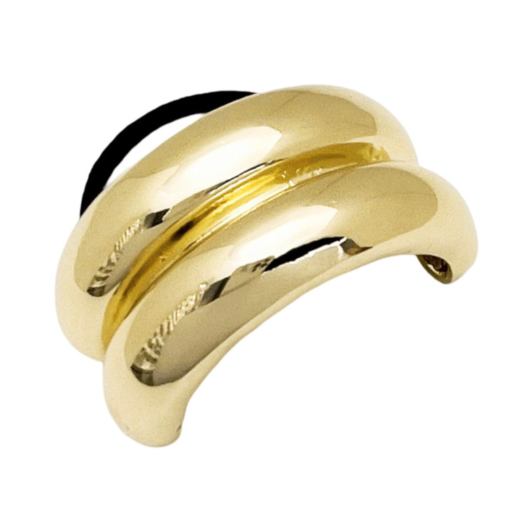 RPZL Women's glossy Arch Pony Morgan Stacked Cuff (Gold, Double)