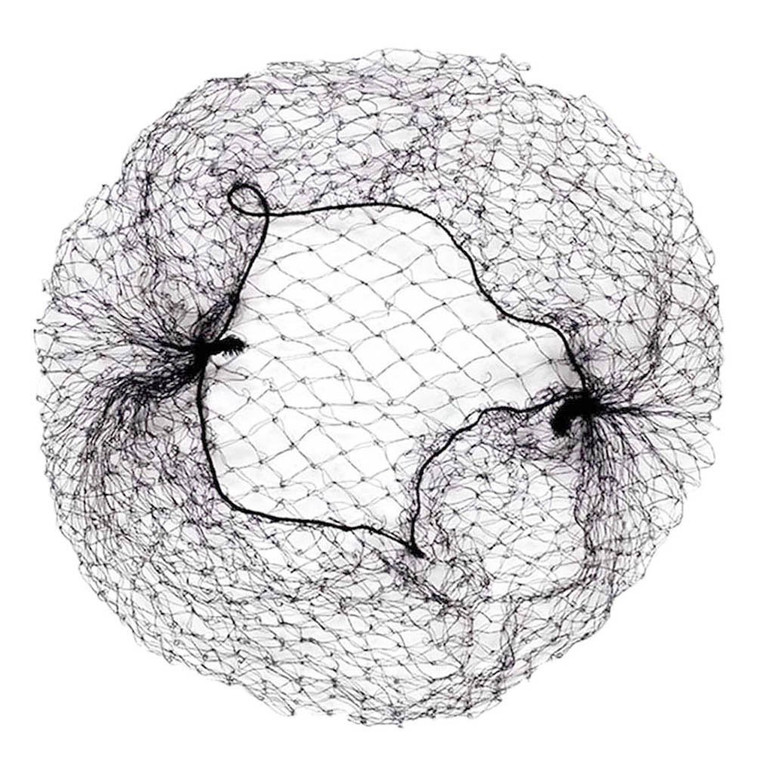 Hair Nets for Buns Nets for Ballet Girls Hair Net for Wig 20 Pcs 30 inch Black