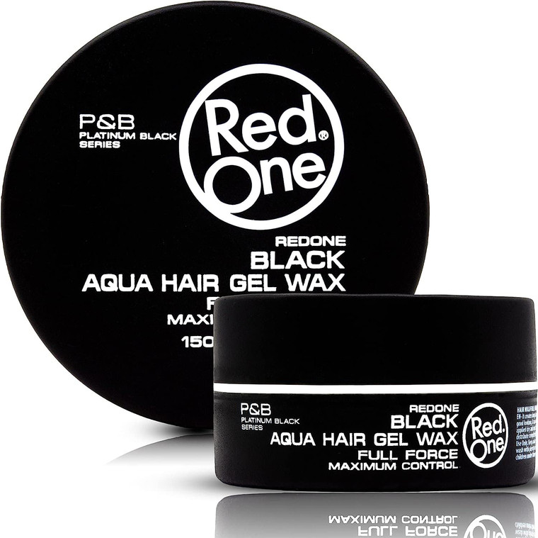 Redone Hair Styling Wax Black 150ml | Extra Hold | Gel Wax | Lime Scent | Long Lasting & Shiny Finish | For Men & Women | Professional Hair Styling F