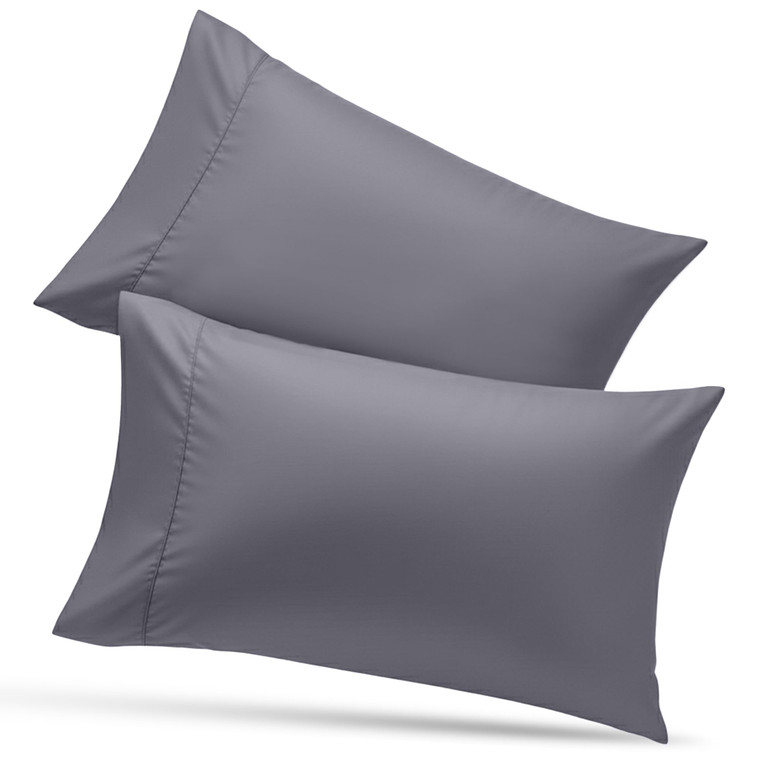 Pillow Covers by Utopia Bedding - Queen Size 2-Pack  Soft Brushed Microfiber  Perfect for Hospitals, Hotels, Guest Rooms  Oeko-TEX Certified, 20x3