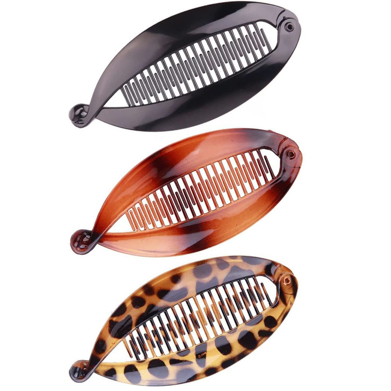 Youme Banana Hair Clips Banana Clips Hair Banana Hair Clip for Thick Fine Curly Hair Vintage Clincher Combs Tool Accessories Fishtail Hair Clip Combs