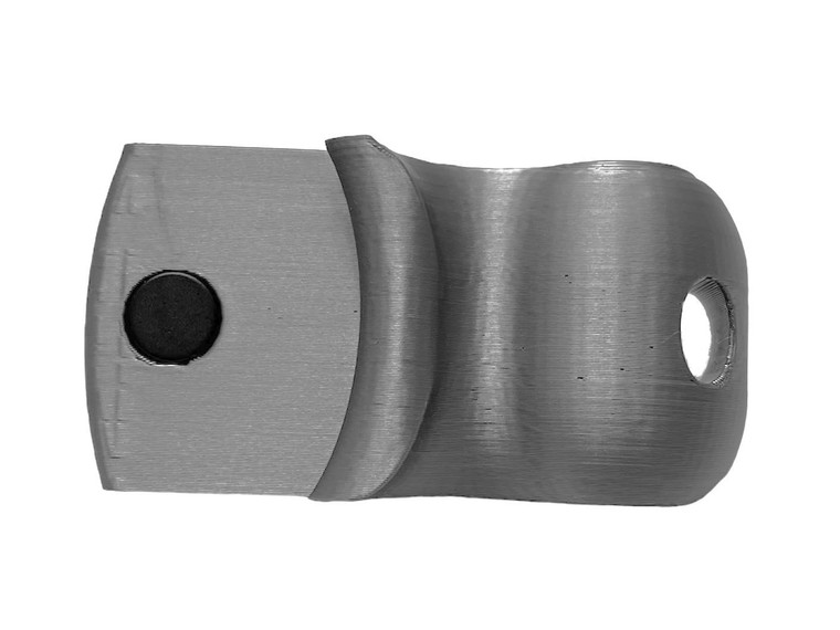 Canning Jar Opener, Mason Jar Opener Canning Tool, Releases Vacuum Seal on Wide Mouth and Regular Mouth Lids (Silver, Magnets)