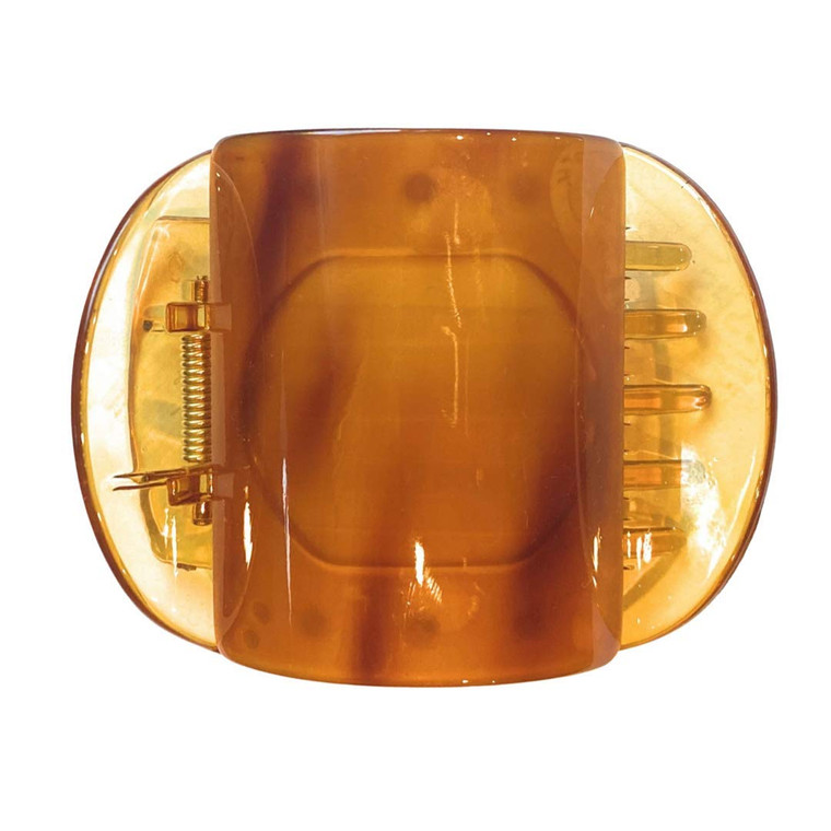 Super Clamp® Jaw Clamp Hair Clip Barrette Strong Hair Accessory for Women, Teens, Students, Updos, French Twists - Large Size Tortoise