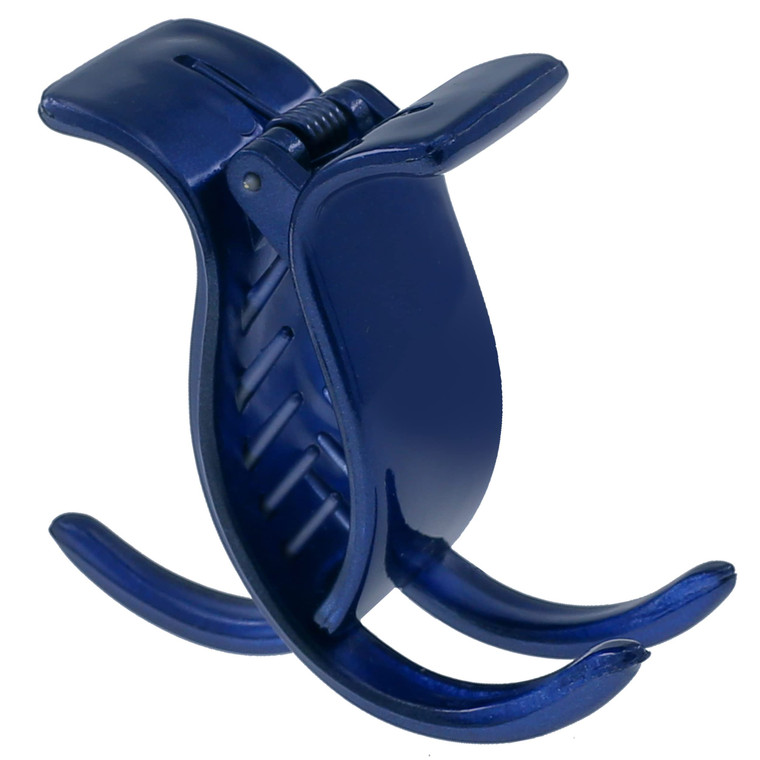 Camila Paris CP2419 French Hair Clip for Women, Blue, 3 Teeth Ponytail Holder, Girls Hair Claw Clips Jaw Fashion Durable Styling Hair Accessories for