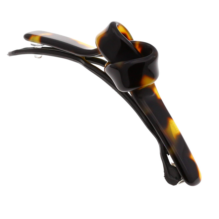 Camila Paris CP2801 French Hair Barrette Clip for Girls, Handmade, Tokyo, Metal-Free Closure Strong Hold Grip Hair Clips for Women, No Slip and Durab