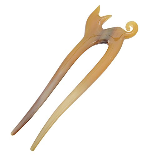 Marycrafts Buffalo Horn Kitty Hair Fork Hair Pin Hair Accessories