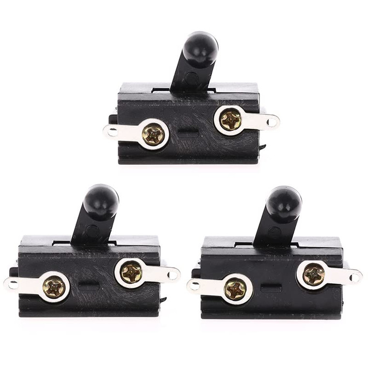 TorSor 3 Pack Hair Clipper Power Switch Universal Electric Cordless Cutting Trimmer Machine ON-OFF Senior Clippers Controller Button Accessories Repl