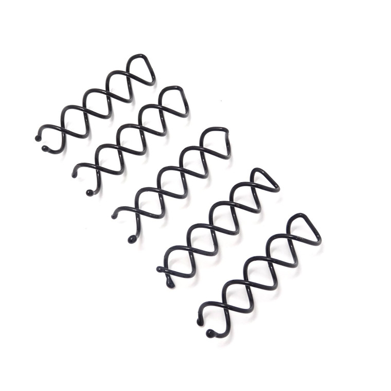 Honbay 20PCS Black Round Heads Spiral Bobby Pins Hair Styling Accessories for Girls and Women