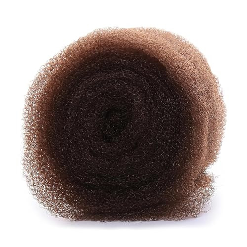 TSB Hair Filler, Brown, 1 Pack - Patent Pending Hair Filler - Ultimate Hair Bun Maker, Volume Hair Bumps Tool - Perfect for Brides, Performers - Non-