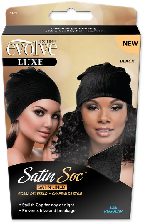 Evolve Satin Soc Black