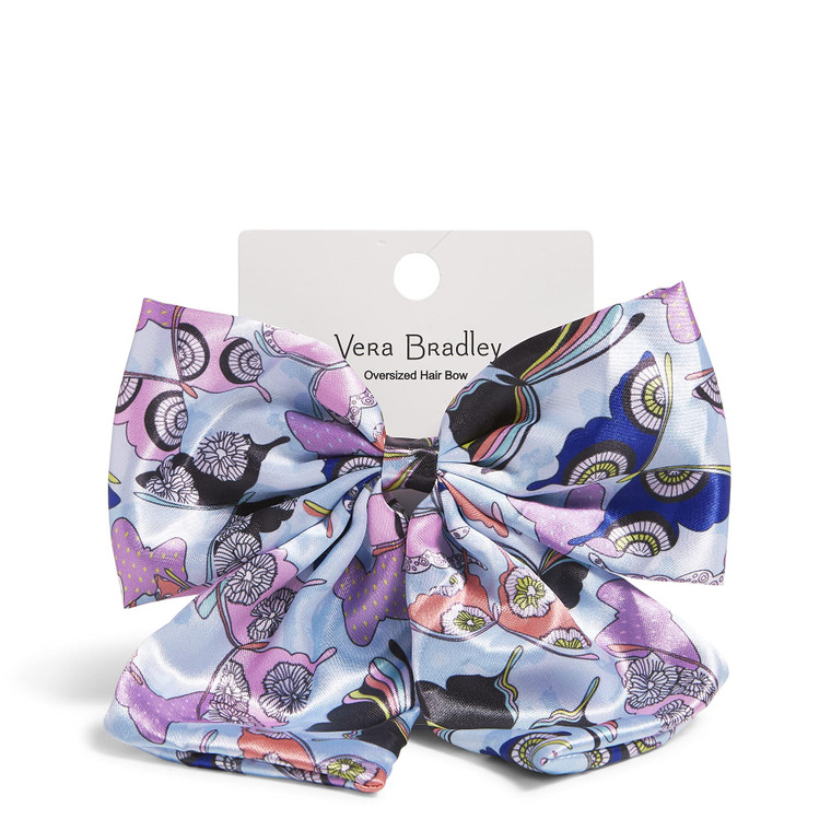 Vera Bradley Women's Oversized Bow Hair Accessory, Butterfly By, One Size