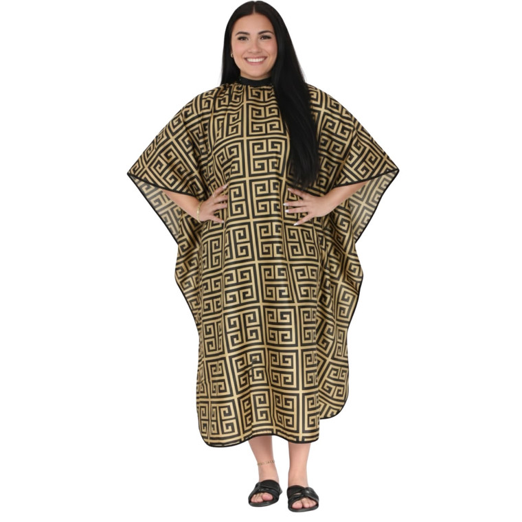 Allegro Combs Hair Cutting Cape Haircut Barber Apron Hair Stylist For Men Hair Cape Kids Cutting Adjustable Water Resistant One-Size-Fits-All 46 X 60