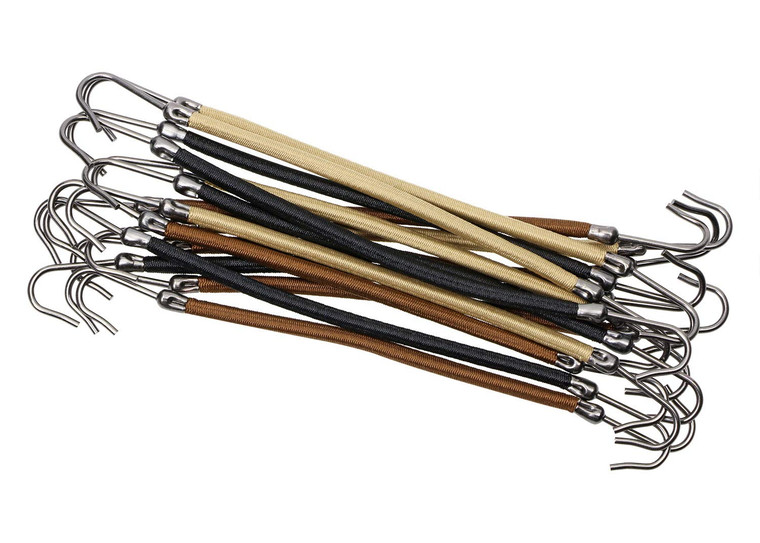 Women 15 Pack Ponytail Hooks Bungee Small Rubber Bands Hair Ties Accessories Elastic Holder Blonde Beige Styling Headbands Tools Claw Thick Hair Clip