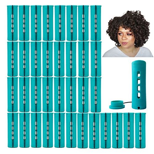 Perm Rods Jumbo, 36 pcs Extra Large Size Hair Rollers for Natural Hair Long Short Hair Styling Tool Curlers