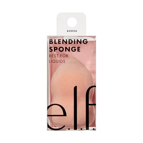 e.l.f. Blending Sponge, For Flawless Makeup Application, Creates A Full-Coverage Base, Great For Concealer, Foundation & more, Vegan & Cruelty-Free